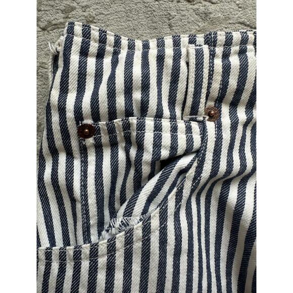 Vintage Women's Michael Kors Collection Striped Cotton Skirt Made in Italy 90s S - Picture 8 of 10